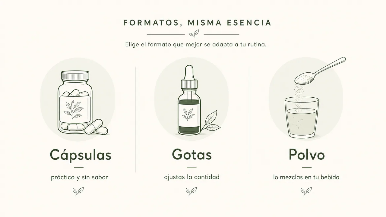 Melena de león en cápsulas, gotas o en polvo: ¿cuál elegir?