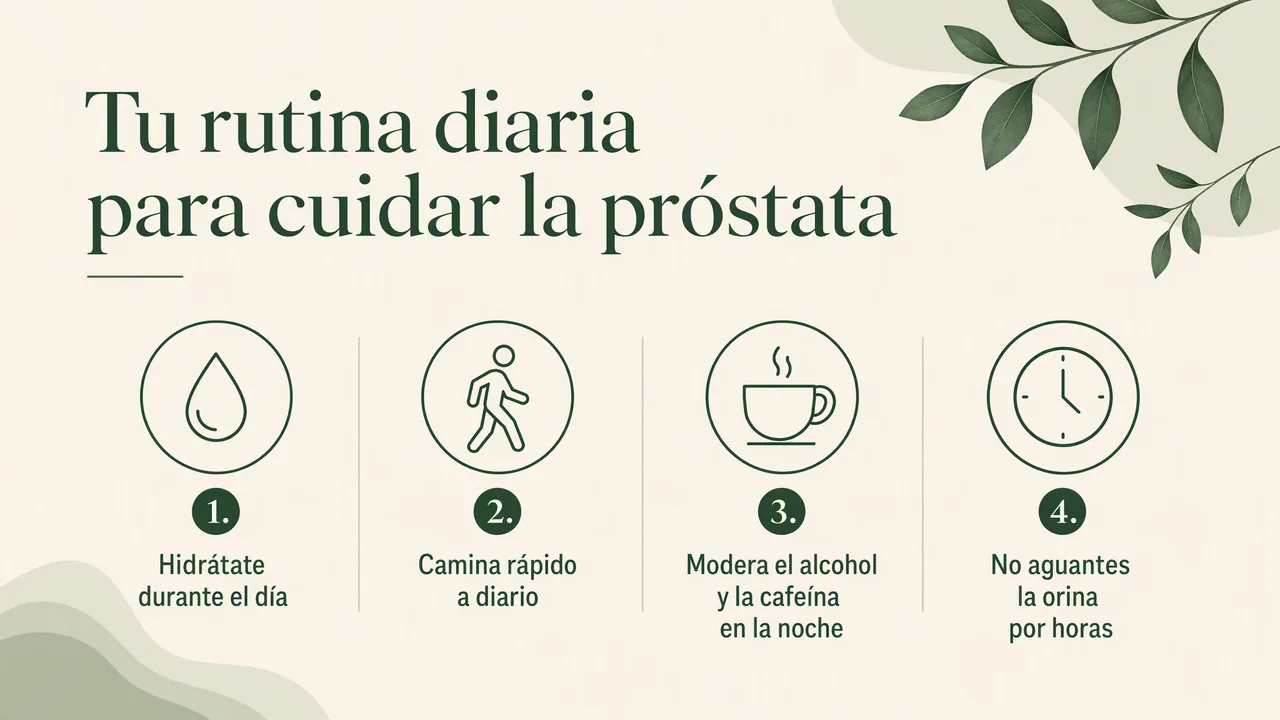 ¿Cómo desinflamar la próstata en el día a día?