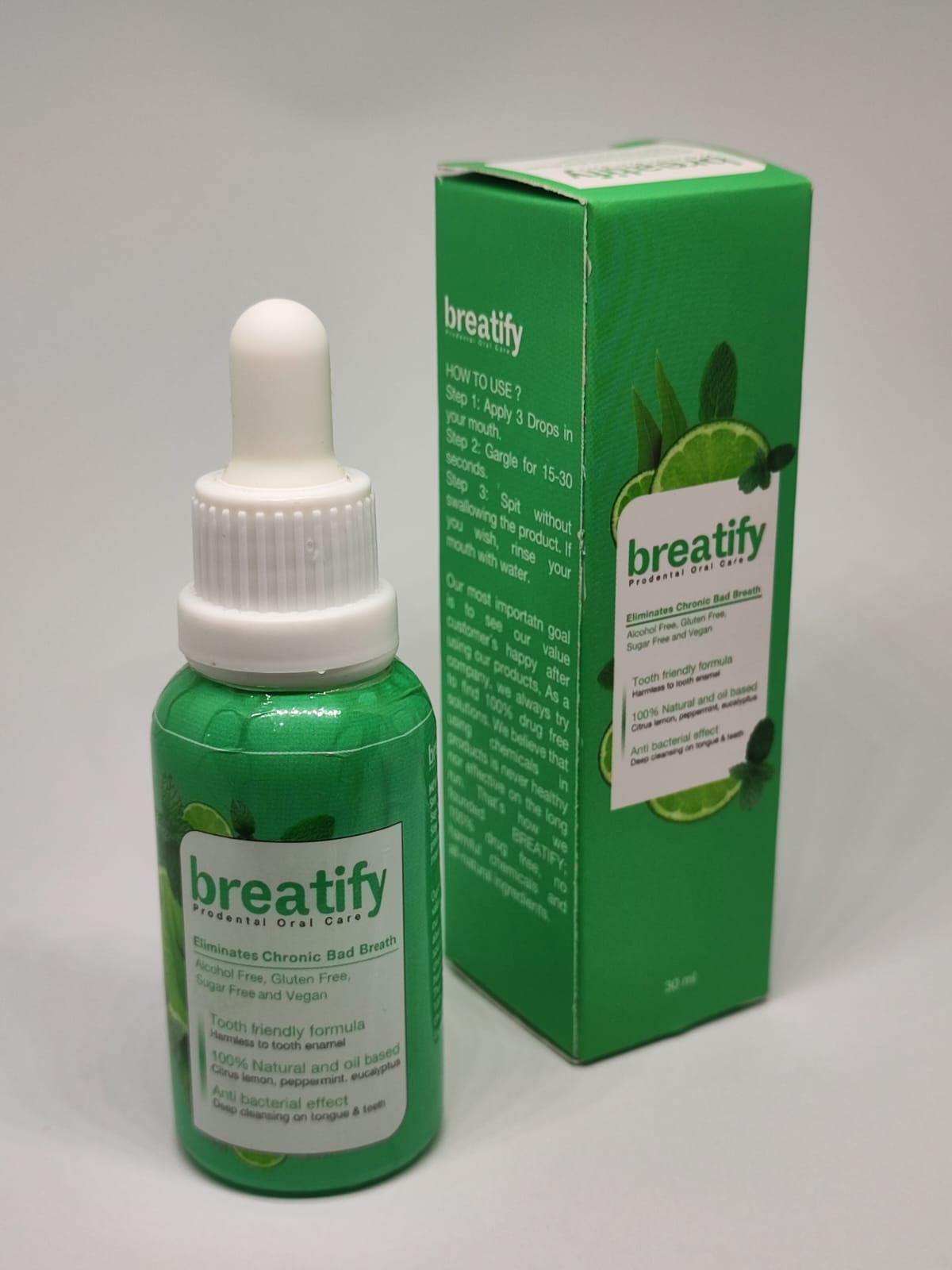 Breatify gotas orales para el aliento