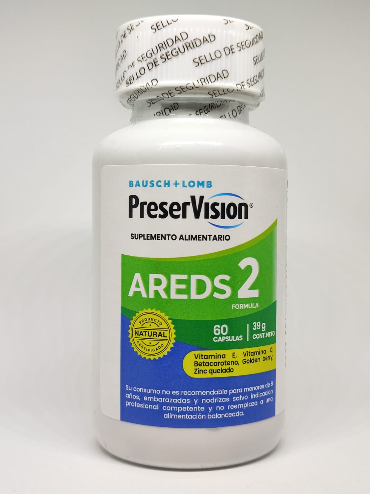PreserVision vitamina ocular, 60 cápsulas