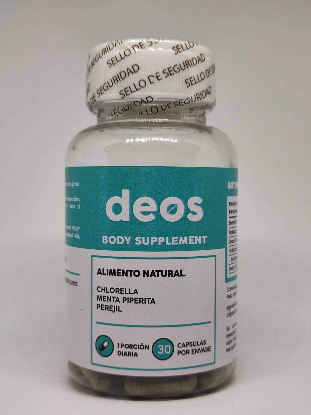 Deos desodorante interno, 30 cápsulas