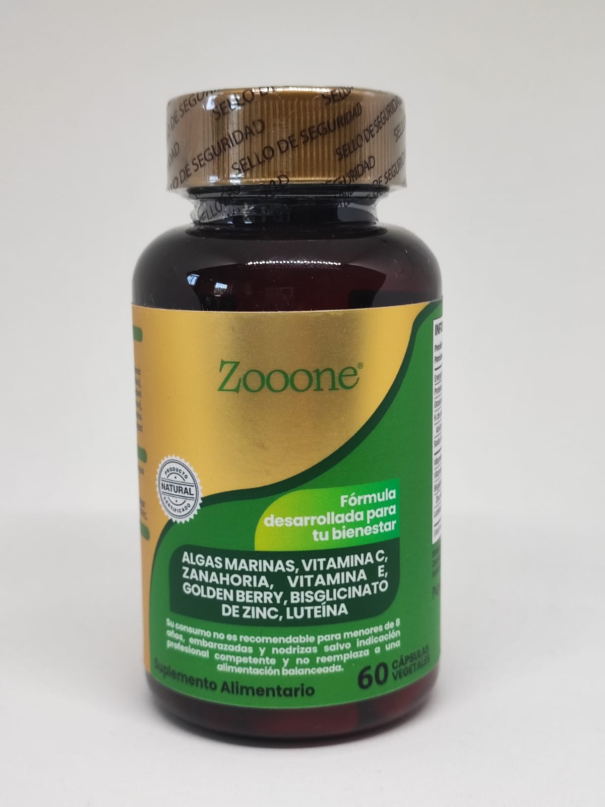 Zooone cápsulas de algas y luteína, 60