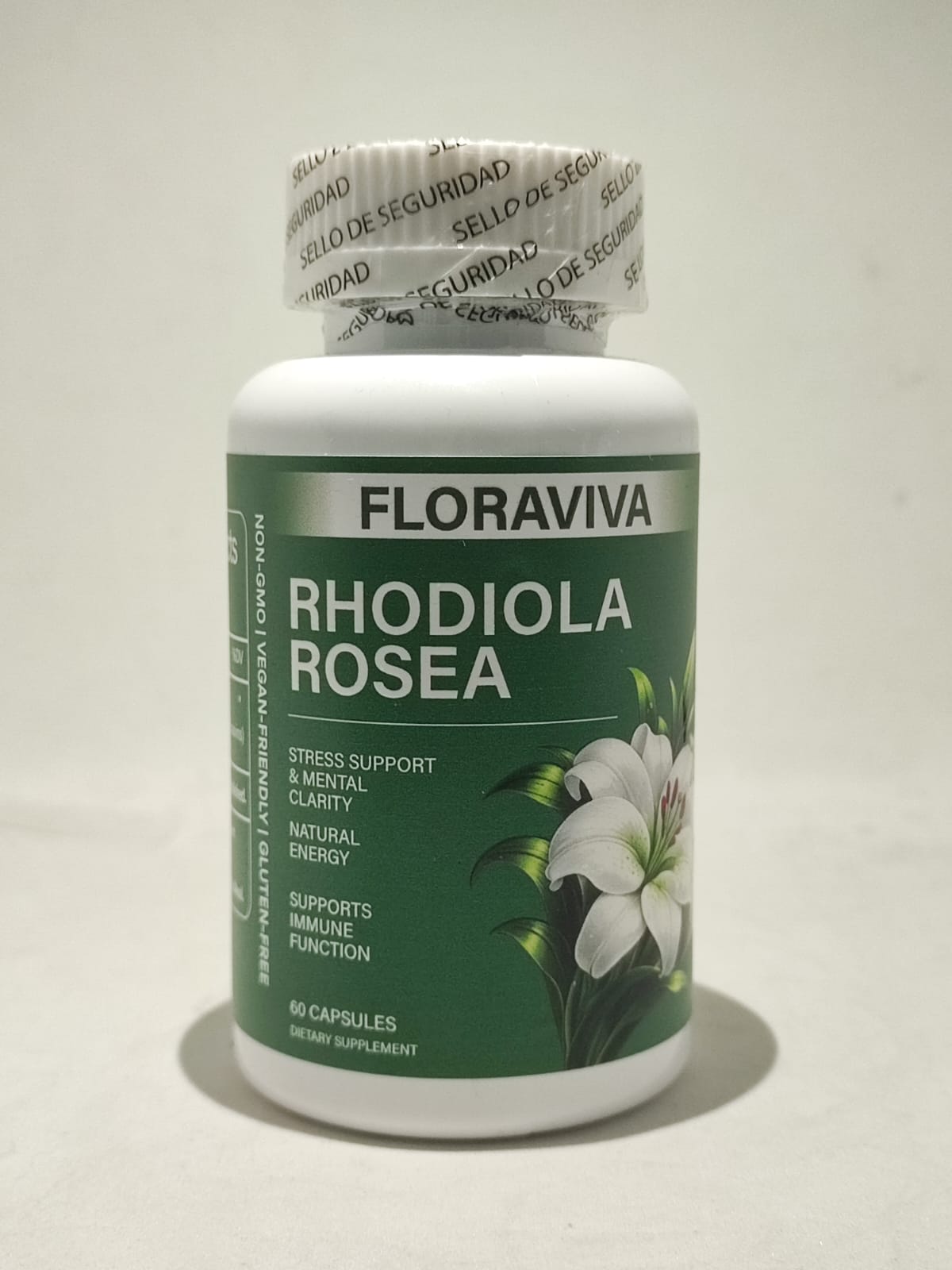 Floraviva Rhodiola — Suplemento de extracto de Rhodiola Rosea
