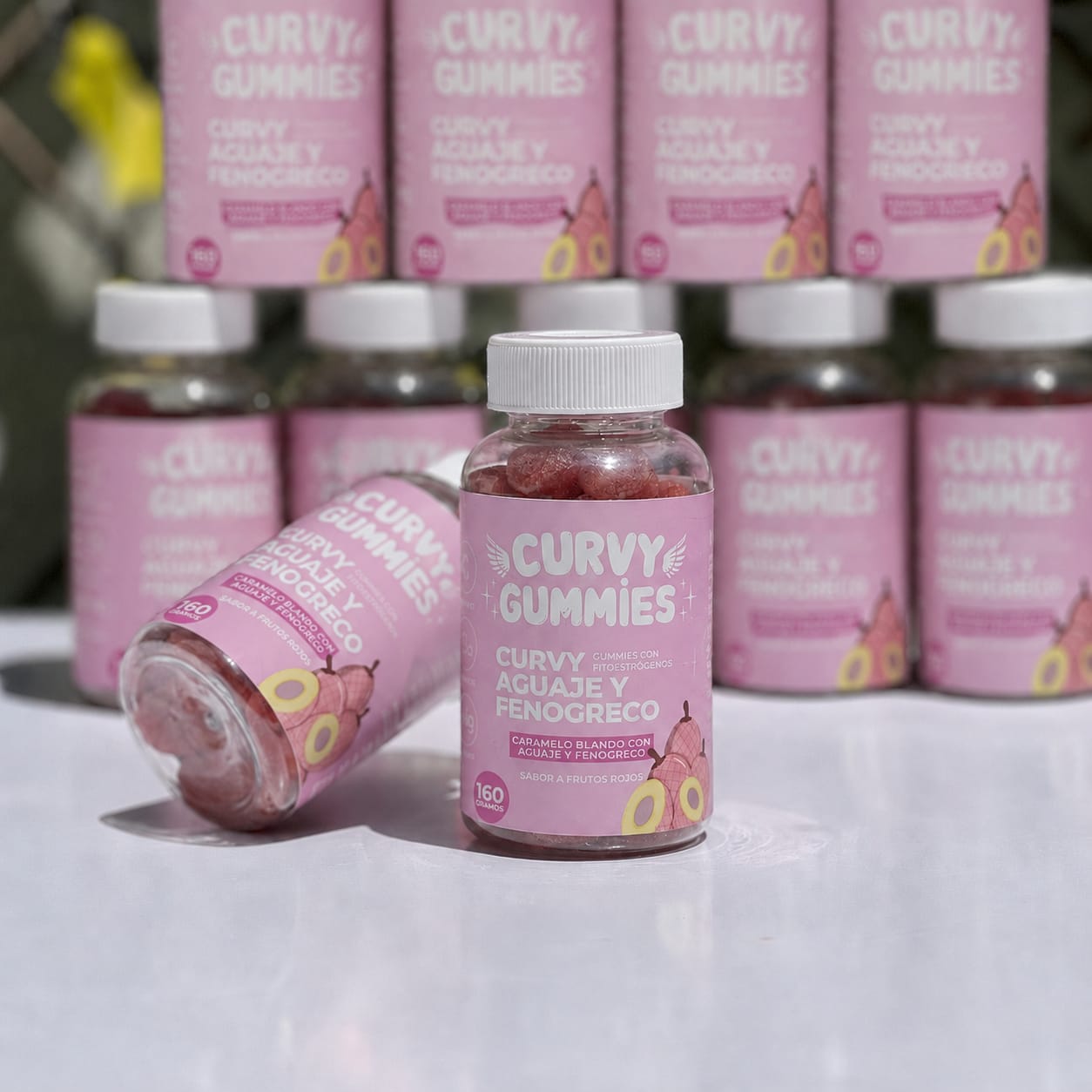 Curvy Gummies de aguaje y fenogreco, 160 g