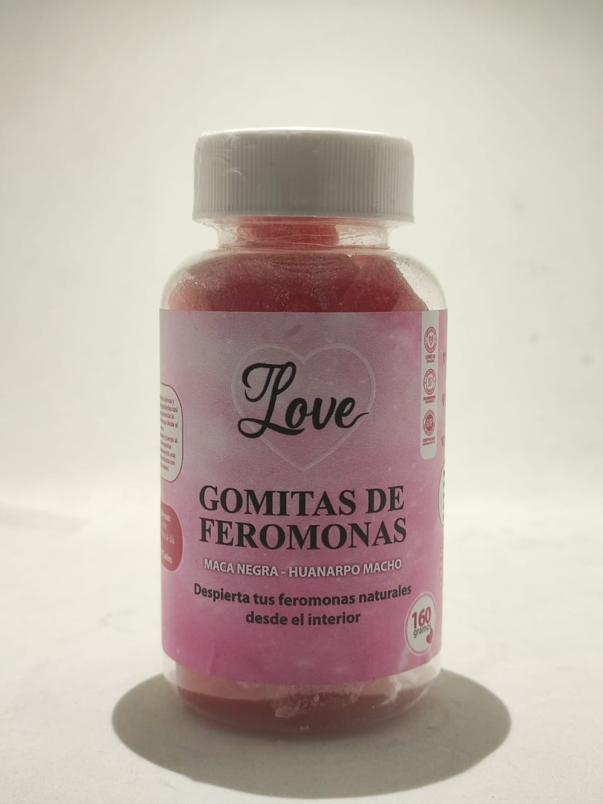 Gomitas Love de maca negra y huanarpo macho