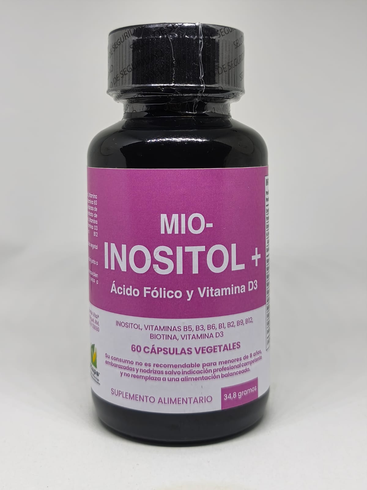 Myo-inositol con ashwagandha, 60 cápsulas