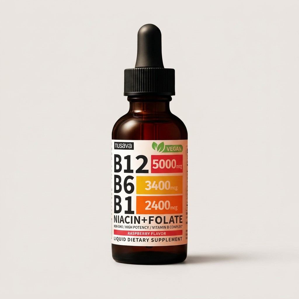 Vitamina B12 sublingual en gotas 5000 mcg